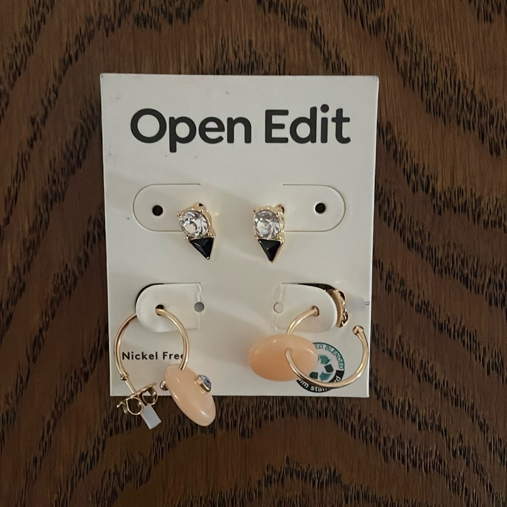 Open Edit from Nordstrom Stud and Hoop Set Earrings